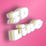 Beautiful 3D font for your projects