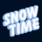 Snow effect with a beautiful font