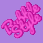 Text with puffed letters effect
