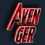 3D text editor in Avengers style