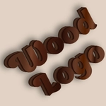 3D wood style lettering