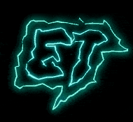 Gif animated text with electric effect