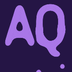 Beautiful font in GIF animation liquid form