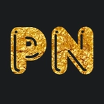 Gold lettering with font frankc