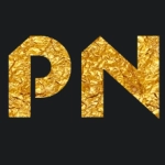 Gold lettering with font zelek