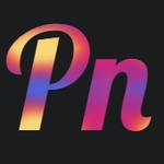 Lettering instagram gradient background font Lobster