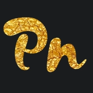 Gold lettering with font Kapelka