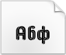 Download font Core Escher A