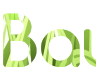 Header with grass background from beautiful font Comfortaa