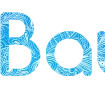 Beautiful lettering with a frosty pattern background - Font Comfortaa