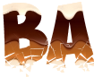 Font with a beautiful png background