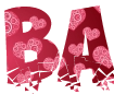 Font with a beautiful png background