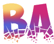 Font with a beautiful png background
