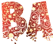 Font with a beautiful png background